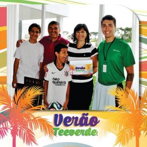 Nossos clientes Alexandre Bobato e Fabiana participando da ação Verão Tecverde