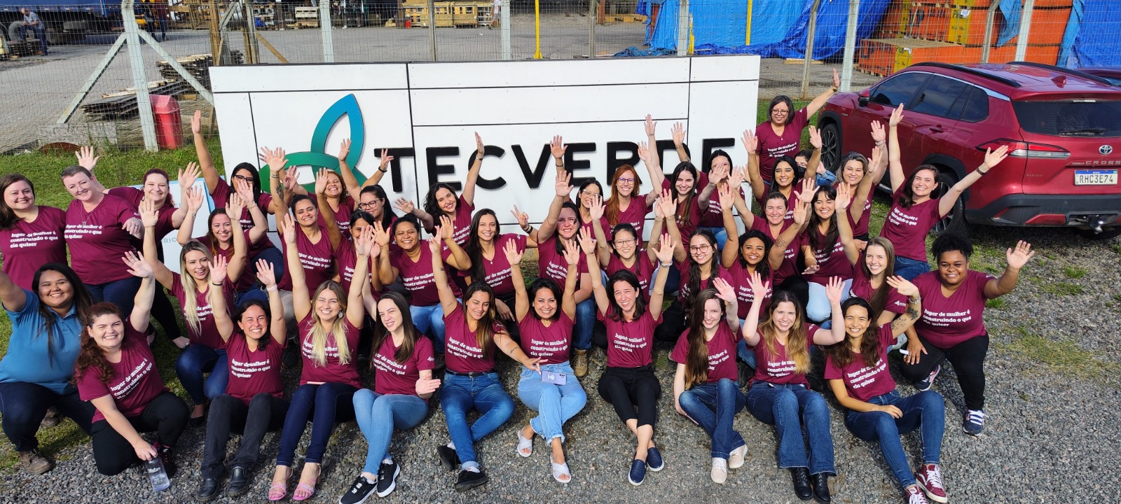 Funcionárias Tecverde dia da mulher