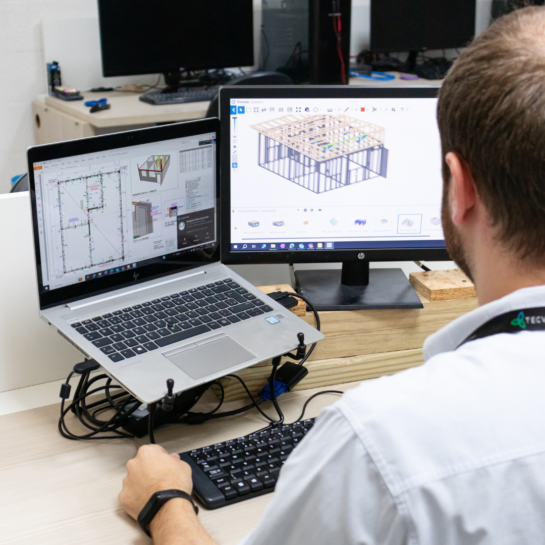 Projeto em wood frame Tecverde